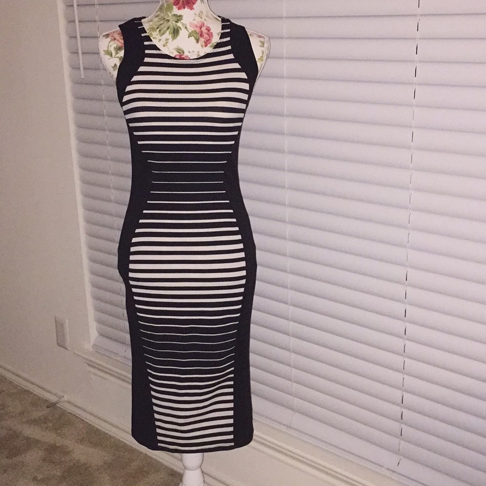 Striped Bodycon Dress